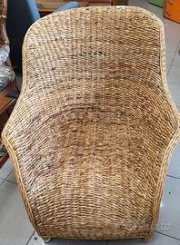 Codice: 9138  POLTRONA REALIZZATA IN RATTAN INTREC