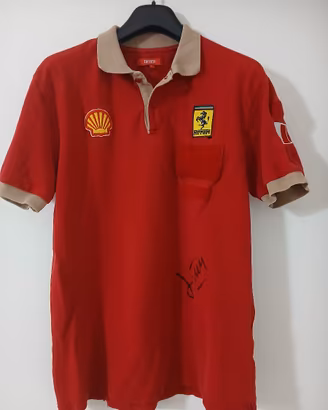 Maglia Polo Vintage Scuderia Ferrari Meccanico F1