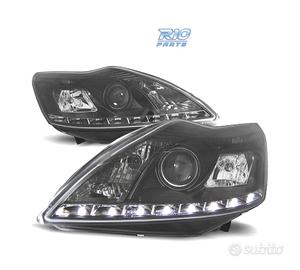 FARI FORD FOCUS 08-11 LUCE DIURNA SFONDO NERO
