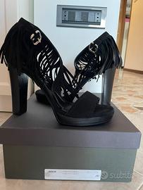 Sandalo donna n. 39 pelle camoscio