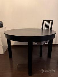 Tavolo marrone rotondo IKEA