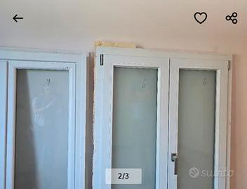 Infissi in PVC Bianco con Doppio Vetro – Varie Mis