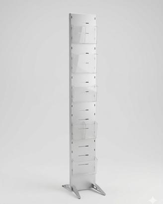 Espositore porta depliant a colonna