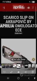 Scarico Akrapovic slip on omologato Aprilia  v4