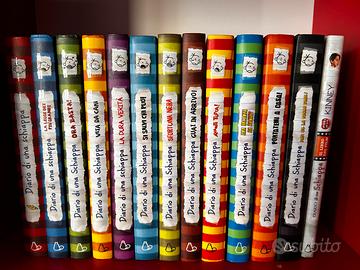 13 volumi serie diario di una schiappa