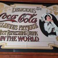 Cornice a vetro CocaCola vintage