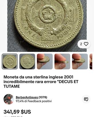 Sterlina con croce celtica