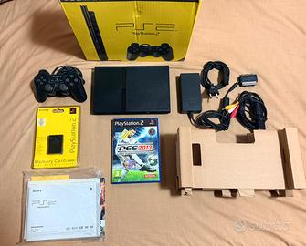 PlayStation 2 (PS2) Slim Nera Completa