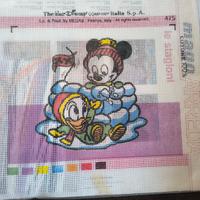 Quadretto mezzo punto Walt Disney 