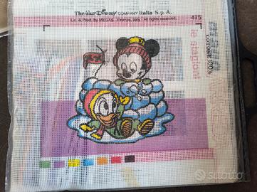 Quadretto mezzo punto Walt Disney 