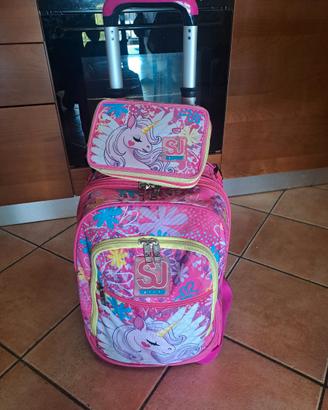 Zaino SJ Gang Unicorno-Trolley Jack Scomponibile