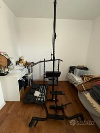 Panca multifunzione Physionics con valgia pesi