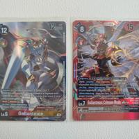 Gallantmon promo Digimon carte lotto giallo rosso