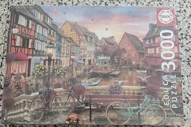 Puzzle Educa 3000 pezzi Colmar, Francia