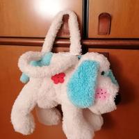 borsa a forma di cane 