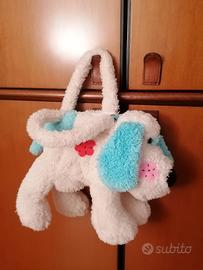 borsa a forma di cane 