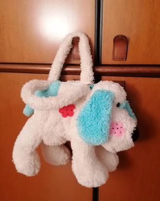 borsa a forma di cane 