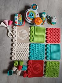 Percorso sensoriale clementoni e giochi musicali