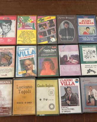 Musicassette originali anni ‘70 ‘90