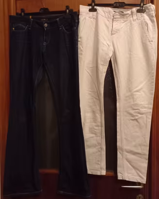 N. 2 jeans uomo firmati TG. 46/48
