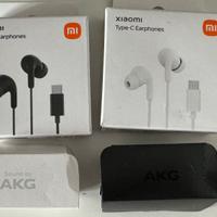 Cuffie Xiaomi e Samsung AKG Type-C