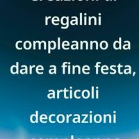 Sacchettini per compleanni