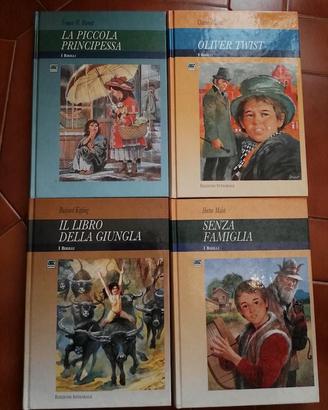 Libri ragazzi Birilli Burnet Dickens Kipling Malot