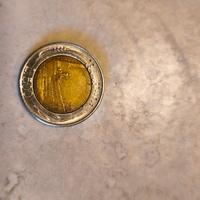 500 bimetallica del 1982  "con errori di conio" 