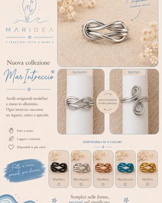MarIntreccio- Anelli artigianali| Lotti 
