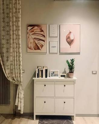 Scarpiera IKEA HEMNES 4 scomparti, bianca