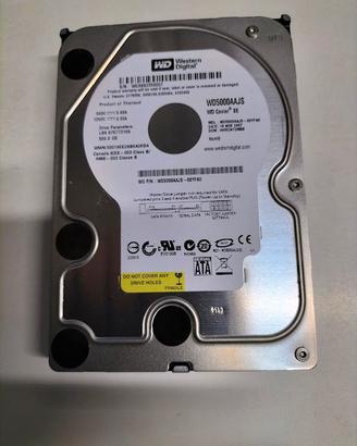 HARD DISK 500GB Sata Western Digital