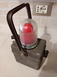 Lanterna vintage in metallo Vetro 