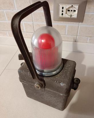 Lanterna vintage in metallo Vetro 