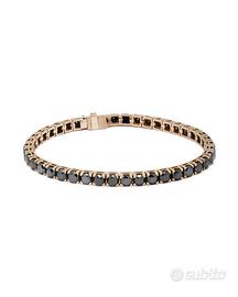 Braccale tennis in oro rosa 12,60ct