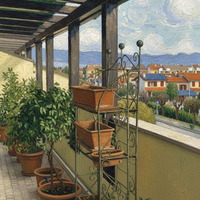 Porta fiori in ferro da restaurare