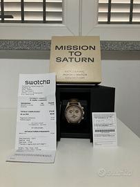 Swatch x Omega Mission to Saturn Moonswatch