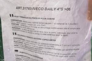 Oscurante per inverno iveco daily 4