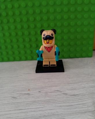 lego minifigure pug costume guy, serie 21
