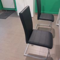 4 Poltroncine in Similpelle Resistente