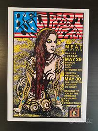 Poster Vintage "Red Hot Chili Peppers"