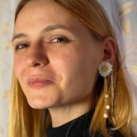 Orecchini margherita vera
