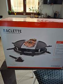 kasanova raclette ovale in pietra e acciaio 
