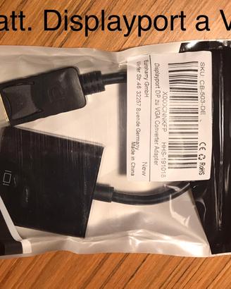 Cavo adattatore da Displayport a VGA