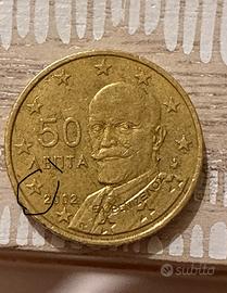 50 centesimi Grecia in F