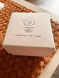 Spilla tedoforo milano cortina 2026