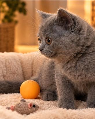 British shorthair femmina blu