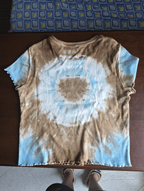 T-shirt Stradivarius tie-dye taglia M
