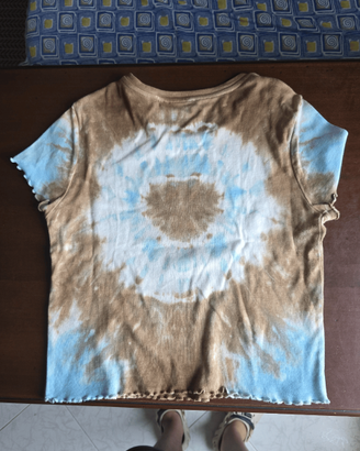 T-shirt Stradivarius tie-dye taglia M