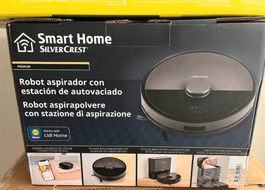 robot aspirapolvere premium con stazione nuovo
