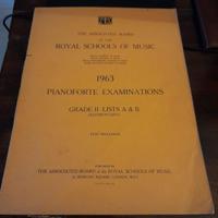 Pianoforte Examinations1963 Royal Schools of music